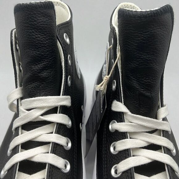 Converse Chuck Taylor All Star Leather Lugged 2.0 Black Sneakers Men 8.5 | W10.5 - Picture 10 of 11